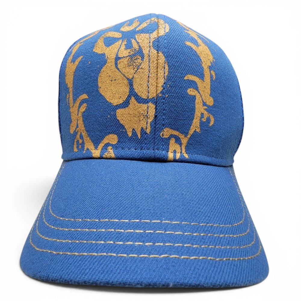 World Of Warcraft Alliance J!NX Snapback Hat Blizzard OOP Premium Blue Cap